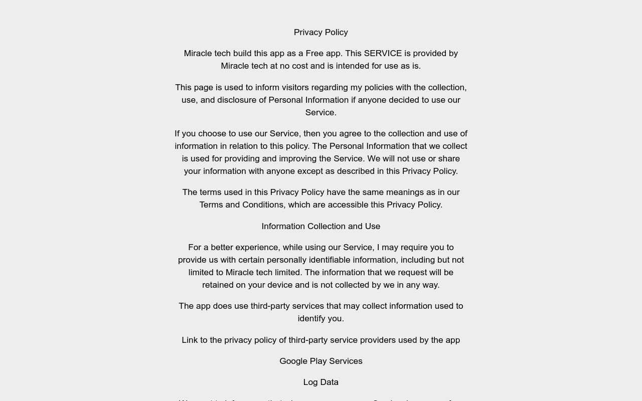 Privacy Policy privacy-policy